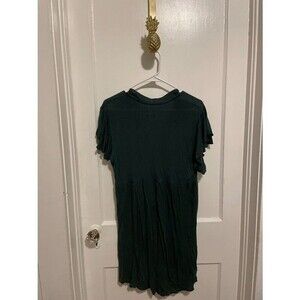 Boon Collection Women's Size Large Green Short Sleeve Dress